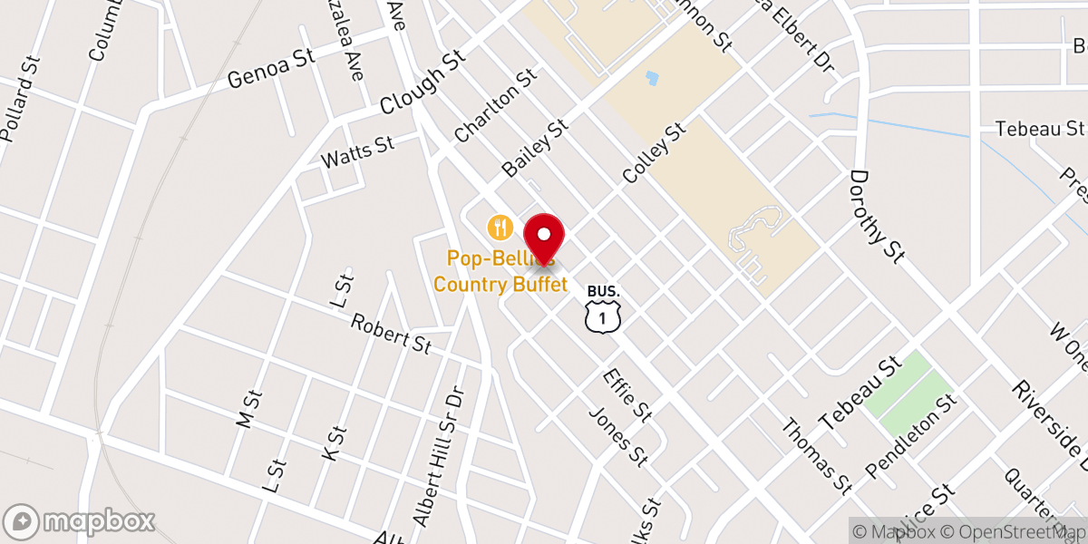 Map showing location of Greater Mount Zion African Methodist Episcopal Church
