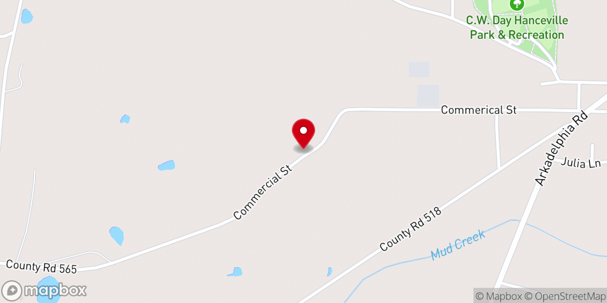 Map showing location of Full Gospel Church of God