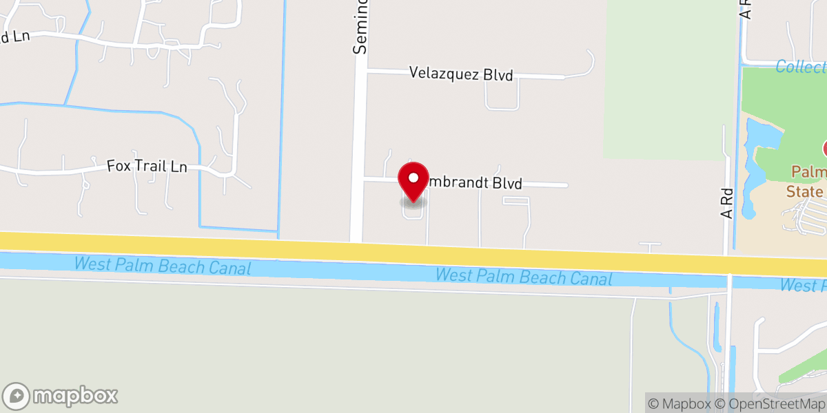 Map showing location of Hope Arise Church