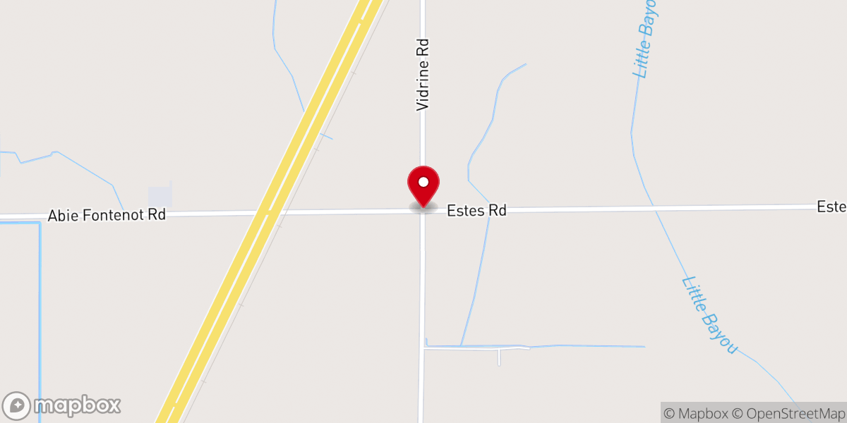 Map showing location of Jefferson Davis Parish Office