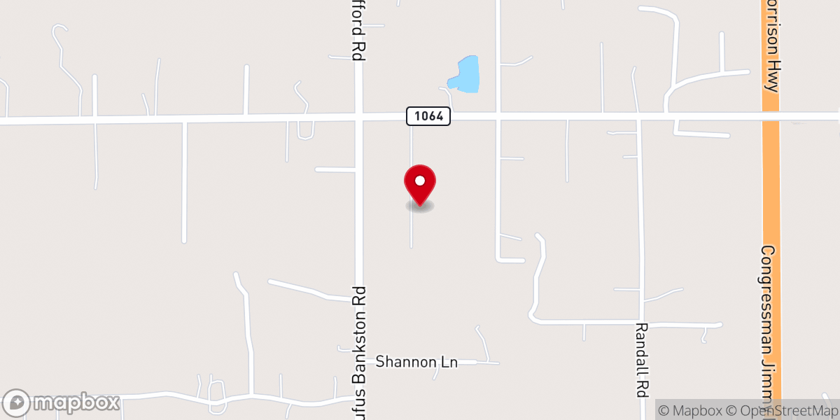 Map showing location of Eagle Heights Church