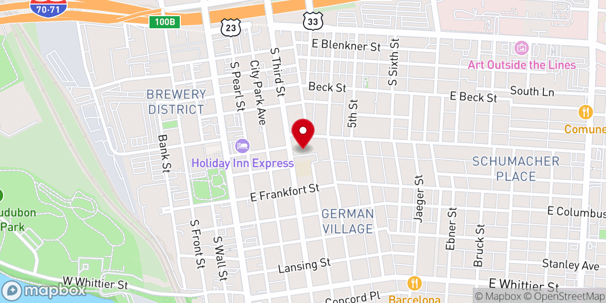 Map showing location of Saint Mary Catholic Church