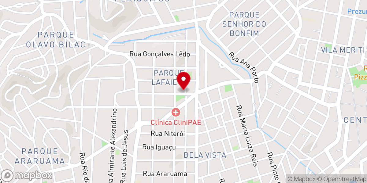 Map showing location of Paróquia Santa Teresinha do Menino Jesus
