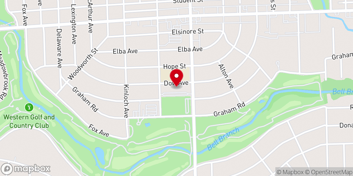 Map showing location of St Valentine's Church