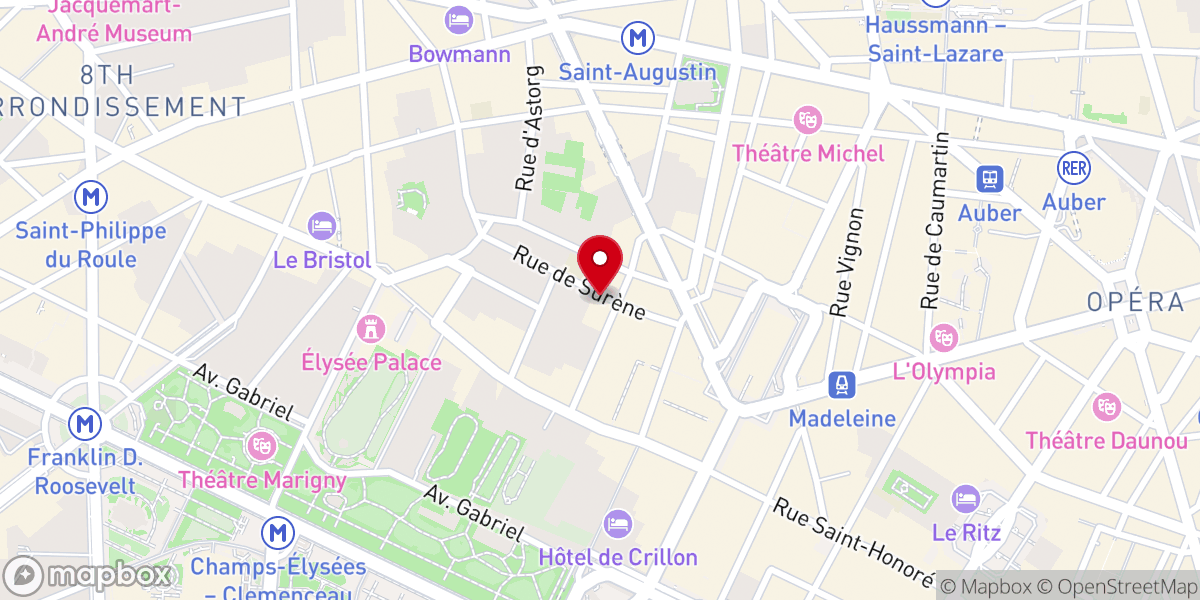 Map showing location of ICC Paris