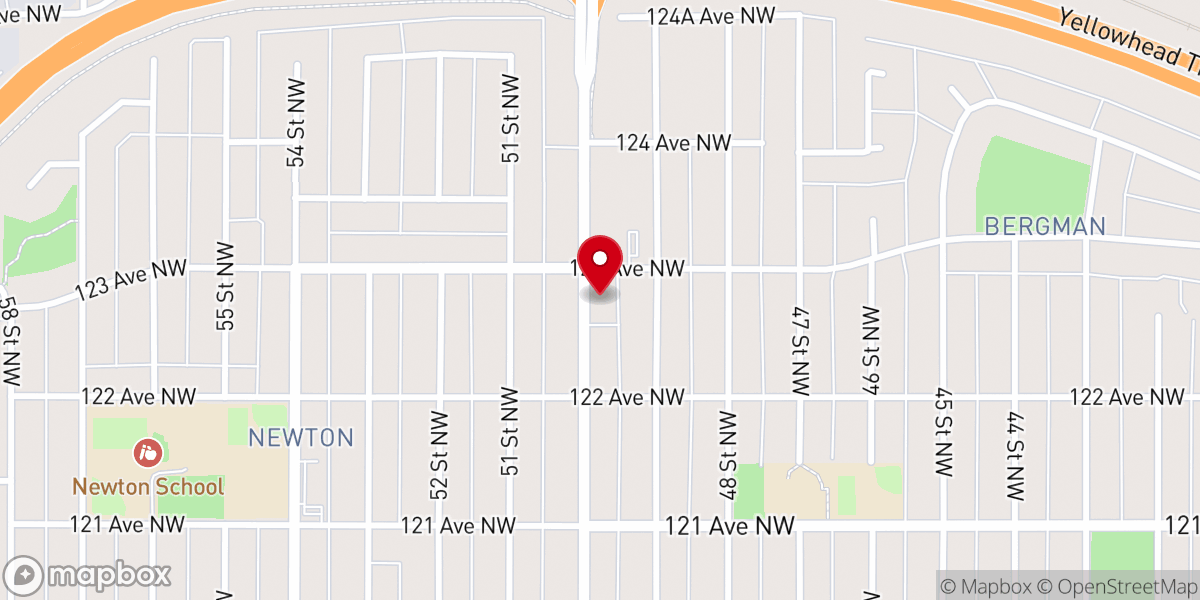Map showing location of Crosspoint Church