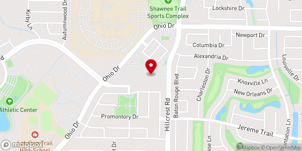 Map showing location of Preston Ridge Church