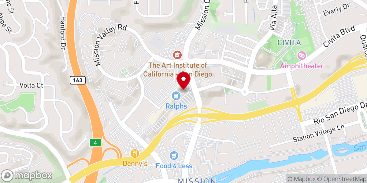 Map showing location of Up Close Ministries