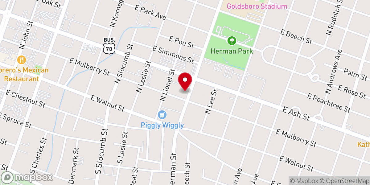Map showing location of New Beginning Christian Fellowship