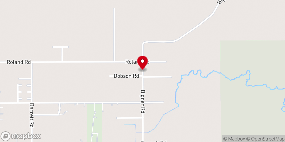Map showing location of Boulden Memorial Church of God in Christ