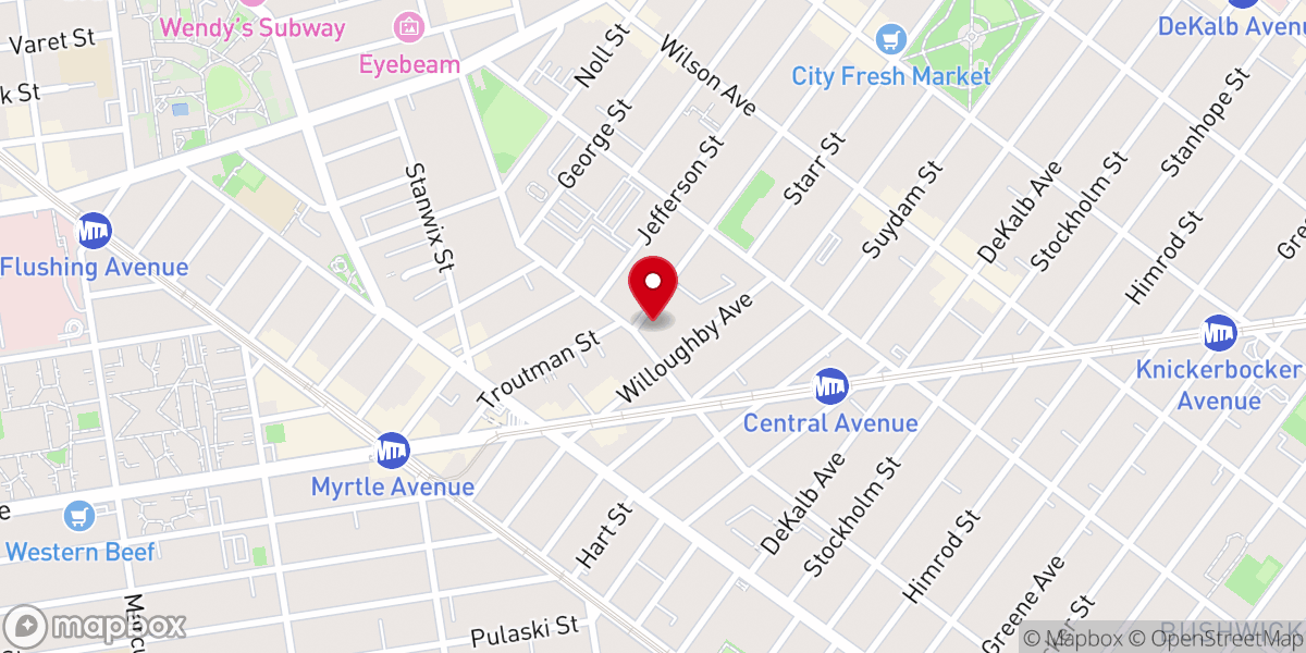 Map showing location of Asamblea Evangelical Evergreen