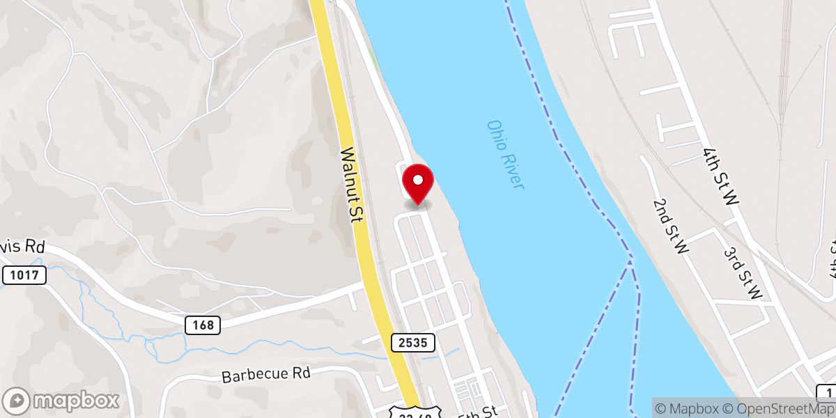 Map showing location of First Macedonia Church