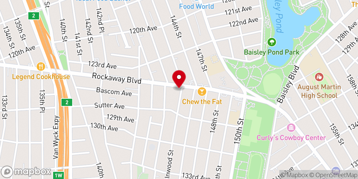 Map showing location of Preach the Gospel Tabernacle