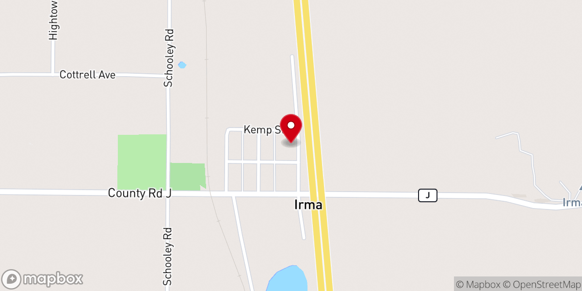 Map showing location of St Paul's Evangelical Lutheran Church - LCMS