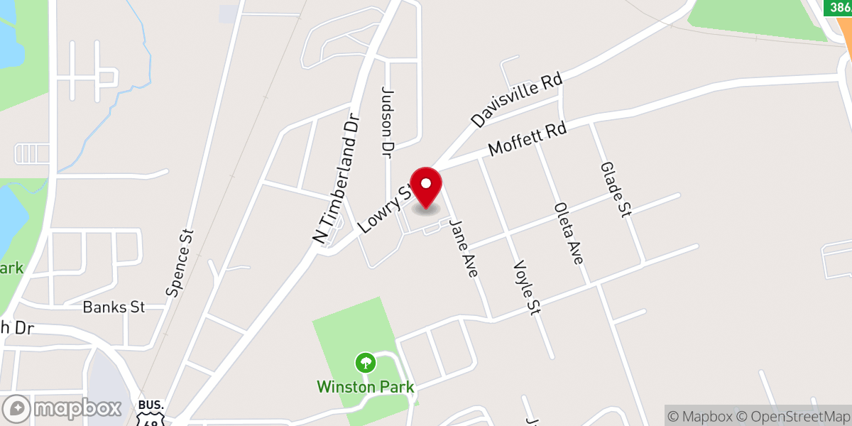 Map showing location of St Patrick's Catholic Church