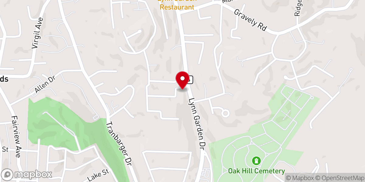 Map showing location of Christ Church Kingsport