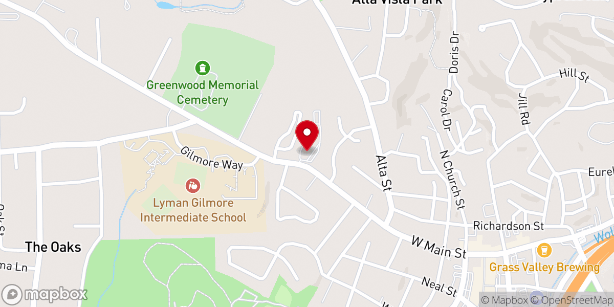 Map showing location of Peace Lutheran Church ELCA