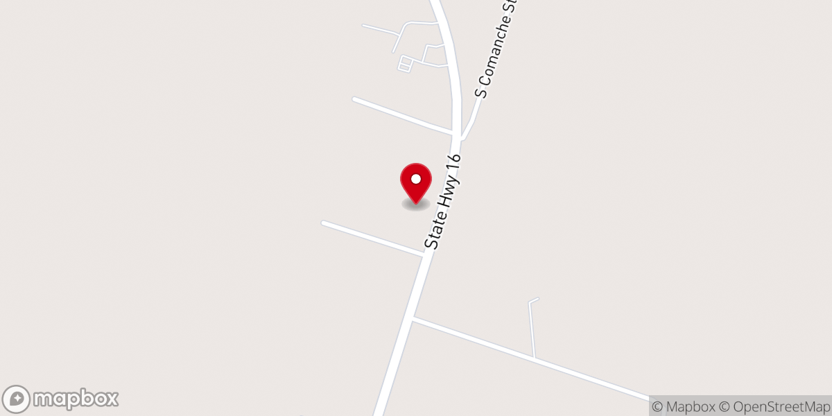 Map showing location of Assembly of God Church
