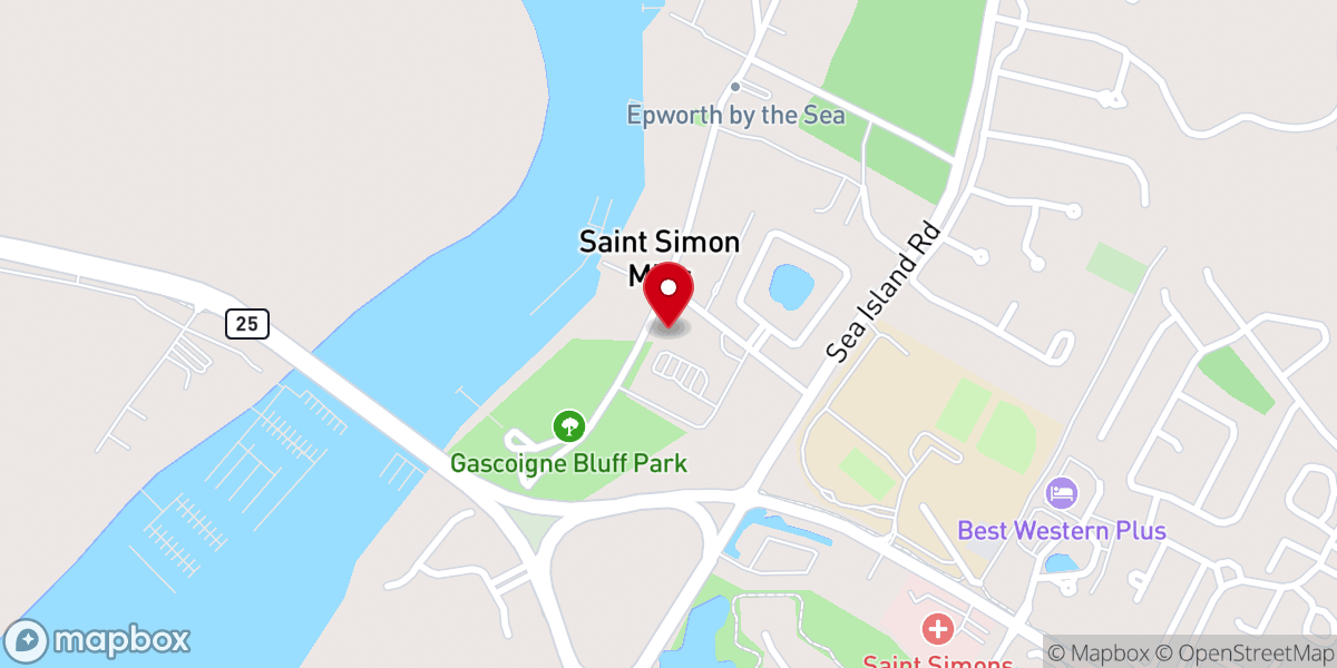Map showing location of American Legion