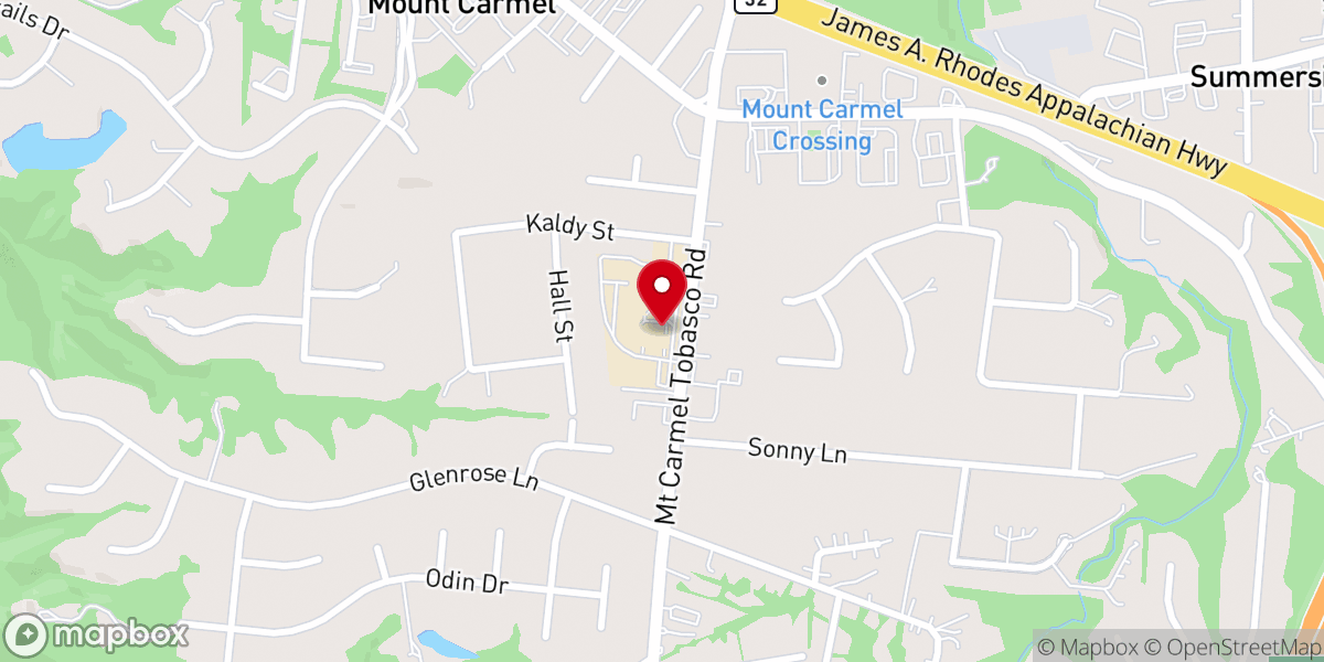 Map showing location of St Veronica Catholic Church