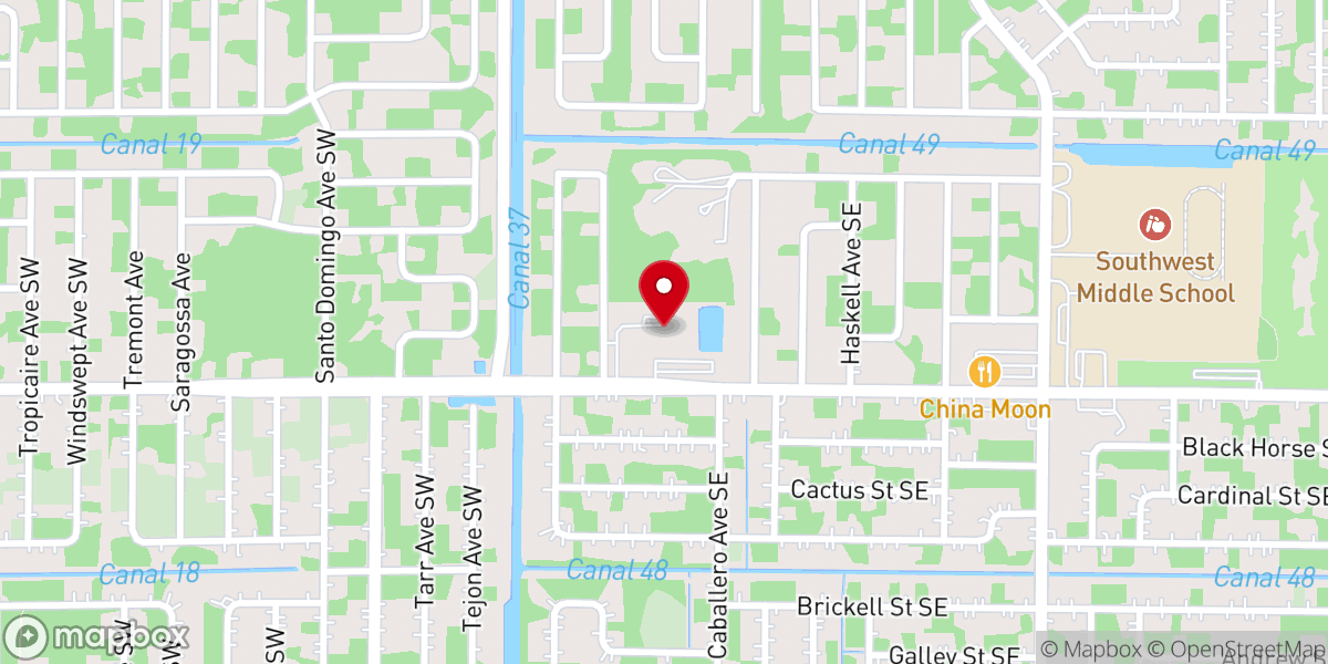 Map showing location of New Hope Clgi
