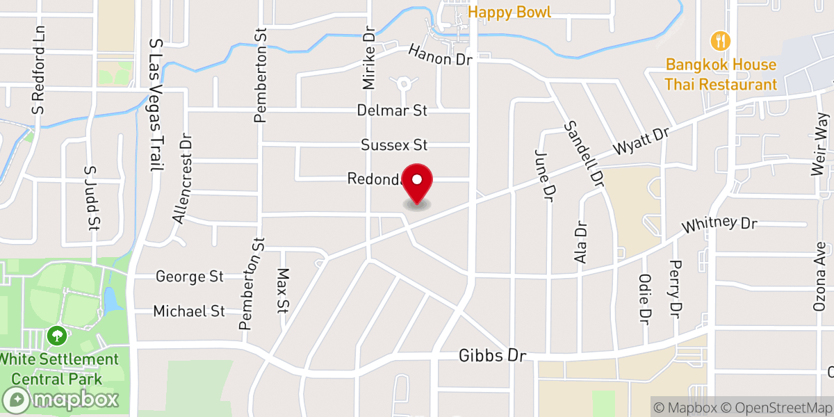 Map showing location of Beata Lemariam Eritrean Orthodox Tewahdo Church Fort Worth