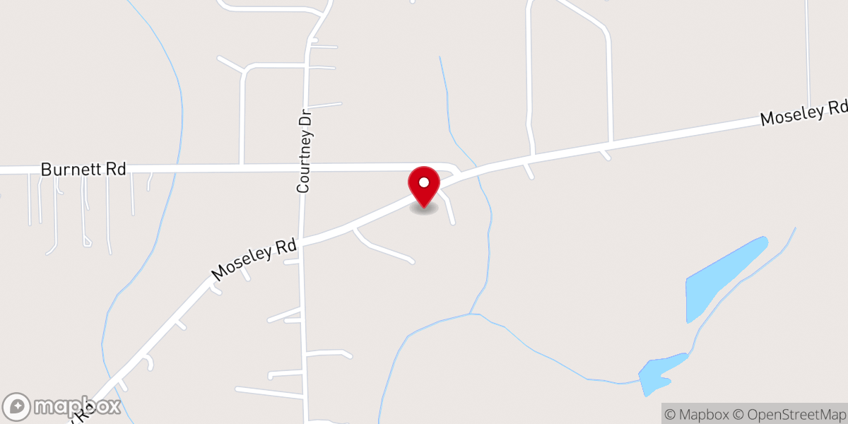 Map showing location of The Wedding Barn at L'Horne