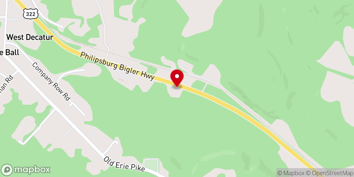 Map showing location of Philipsburg Church of the Nazarene