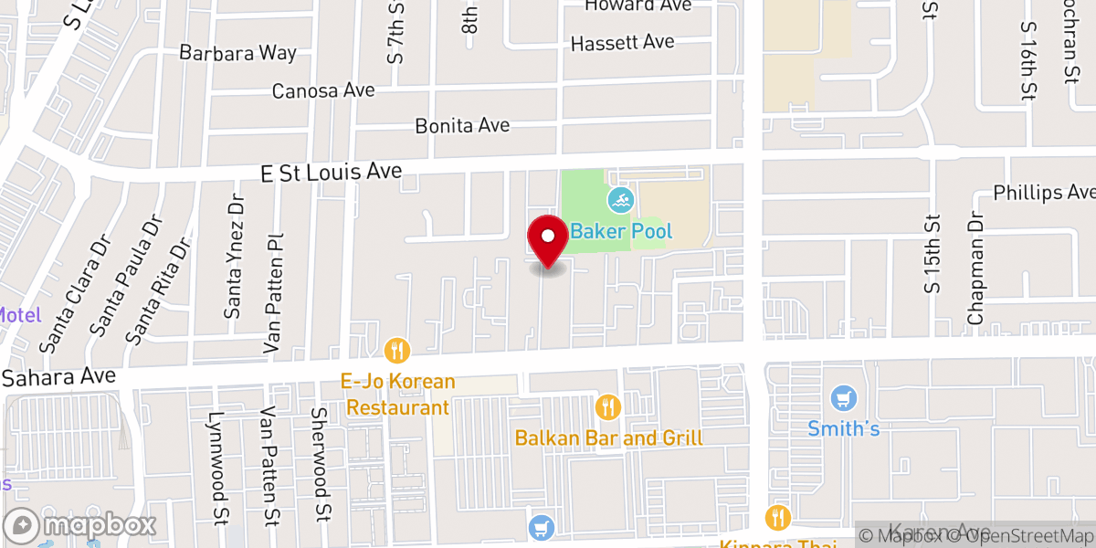 Map showing location of City Impact Center
