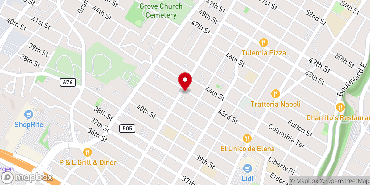 Map showing location of Casa del Rey de la Gloria