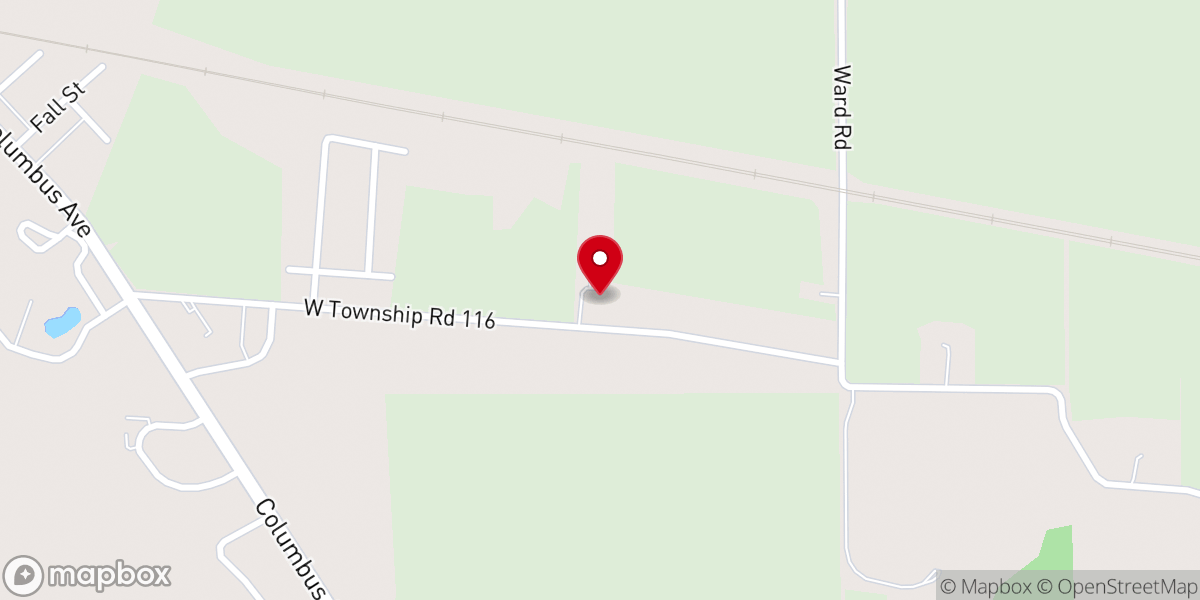 Map showing location of Dillon Road Baptist Church
