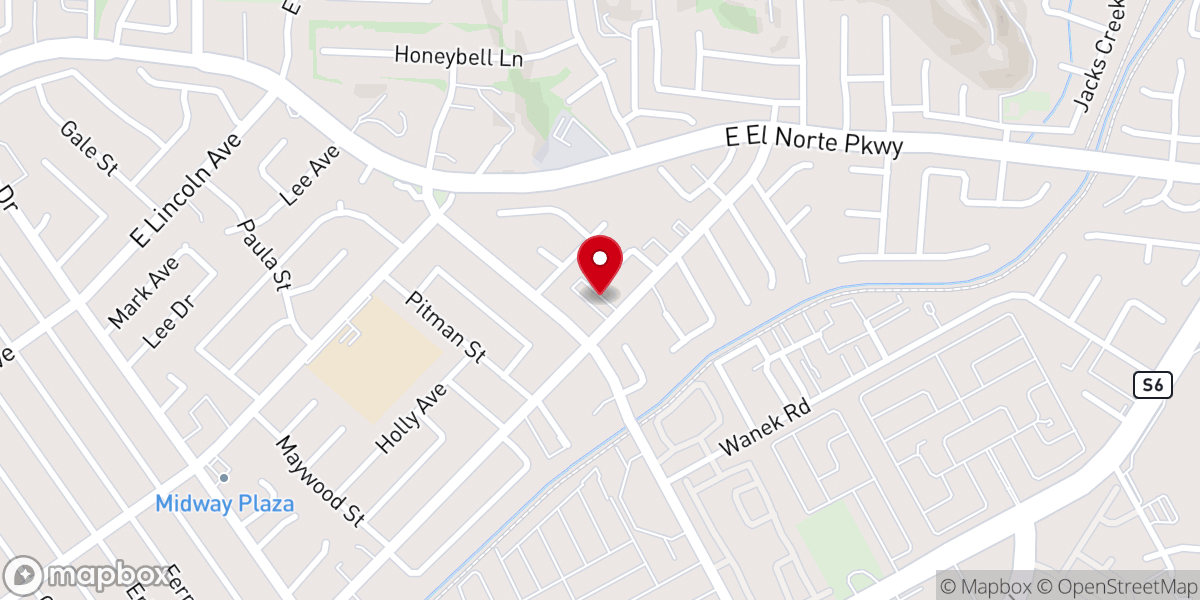 Map showing location of Escondido Spanish SDA Church