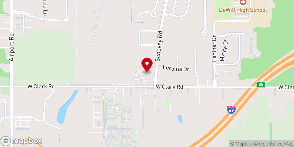 Map showing location of Redeemer United Methodist Church