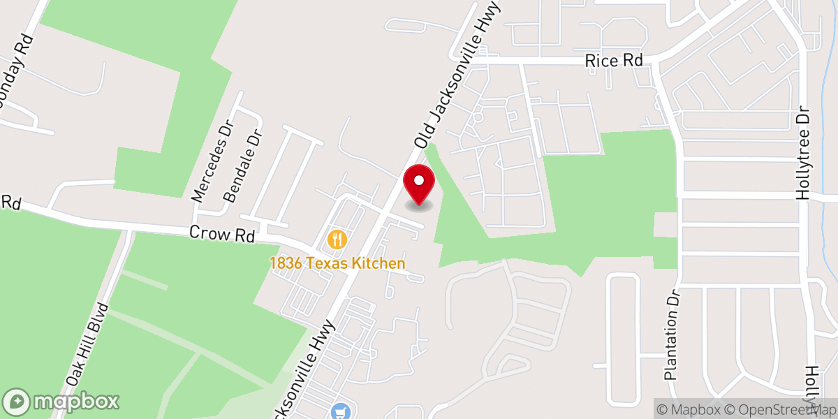 Map showing location of Grace Baptist Church