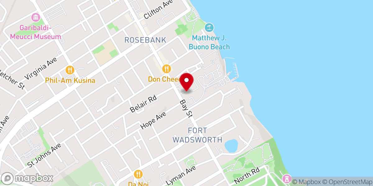 Map showing location of csi congregation of staten island