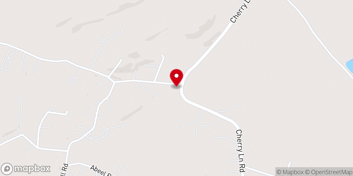 Map showing location of Cherry Lane United Methodist Church