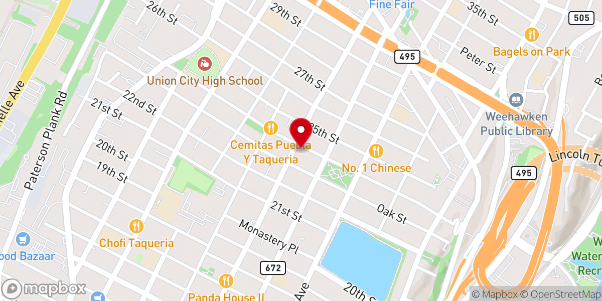 Map showing location of Iglesia Mision Principe De Paz Inc