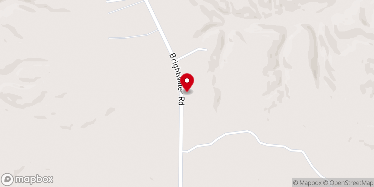 Map showing location of Rock Springs Baptist Church