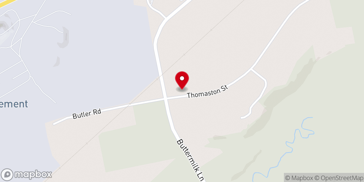 Map showing location of Apostolic Christian Life Center