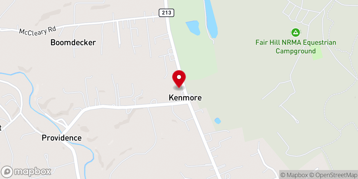 Map showing location of Providence Seventh-day Adventist Church