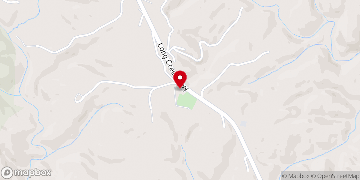 Map showing location of Holly Springs Baptist Church