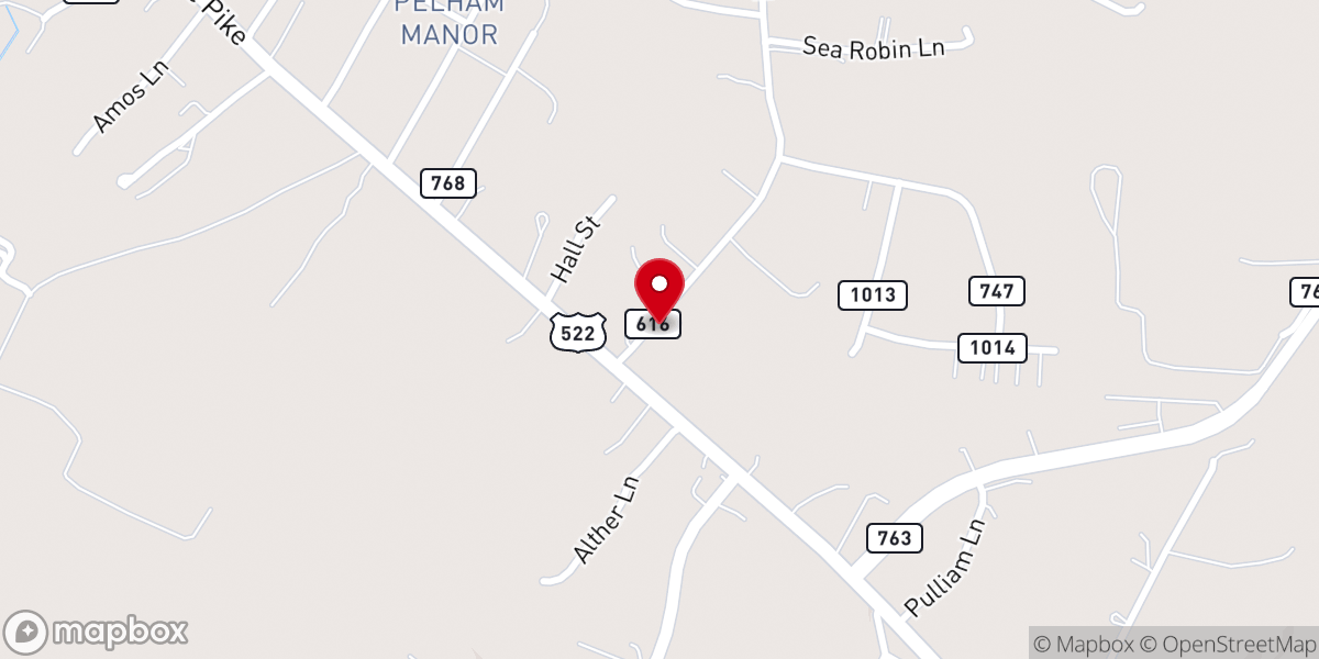 Map showing location of Woodland Church by Maronda Homes