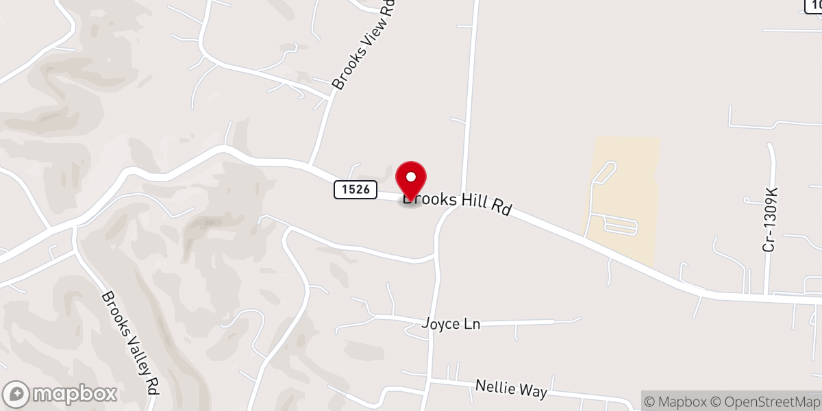 Map showing location of Grace Community Church of Shepherdsville