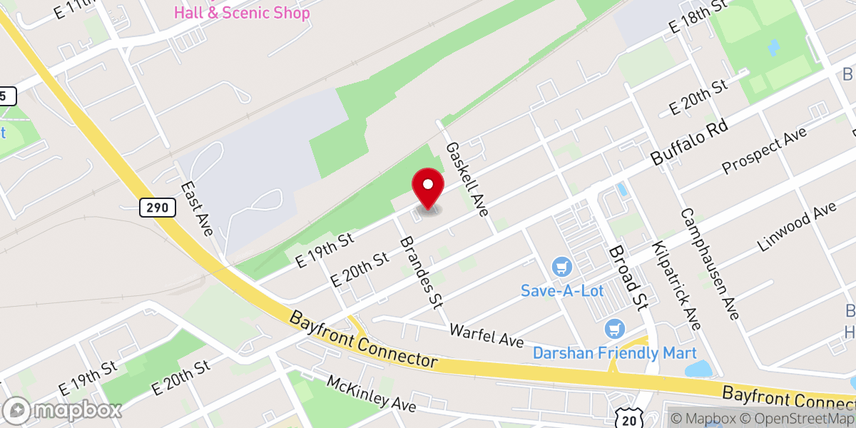 Map showing location of First Born Apostolic Faith Church of God