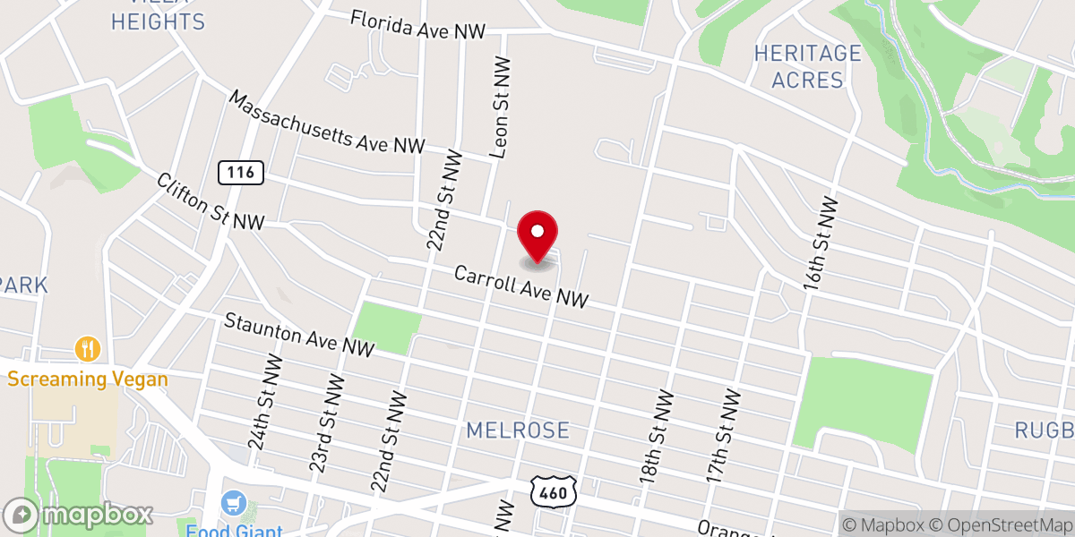 Map showing location of ReFreshing Church