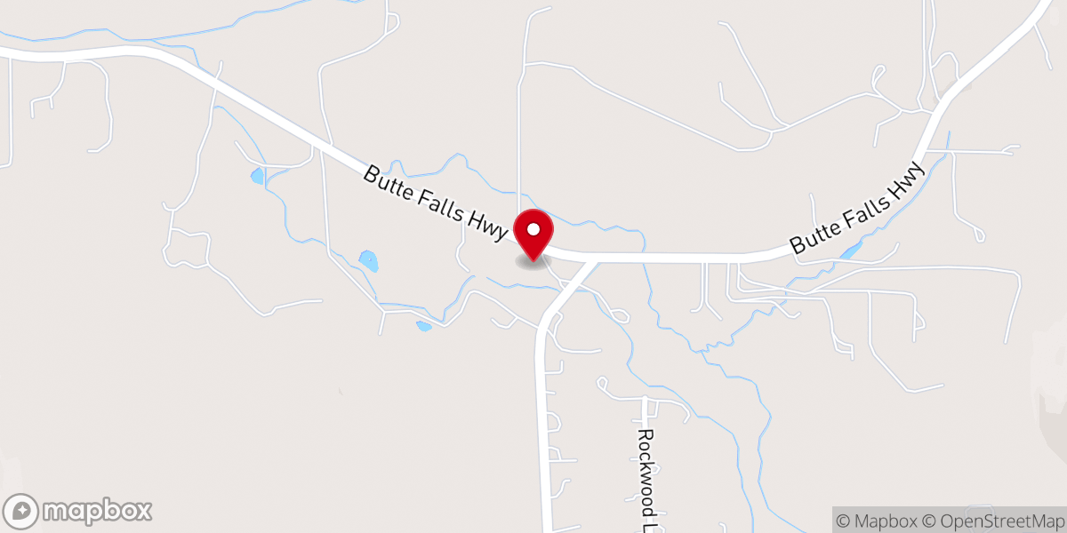 Map showing location of Reese Creek Assembly of God