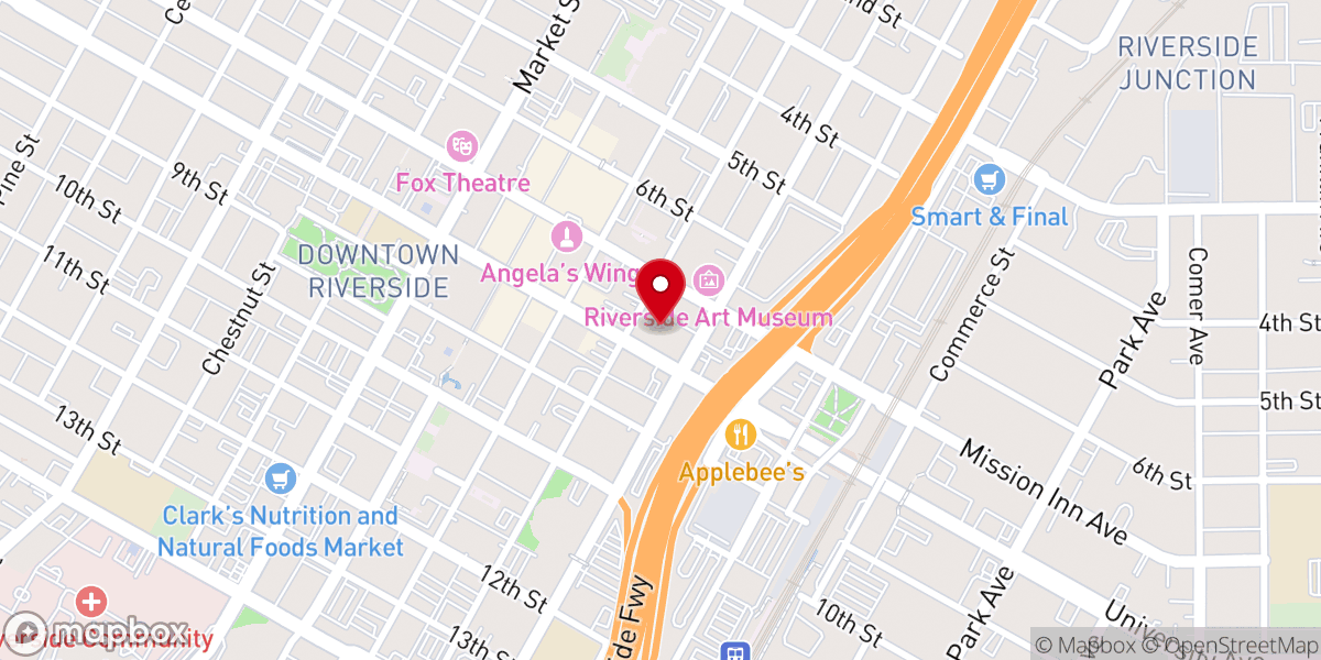 Map showing location of Relevant Church