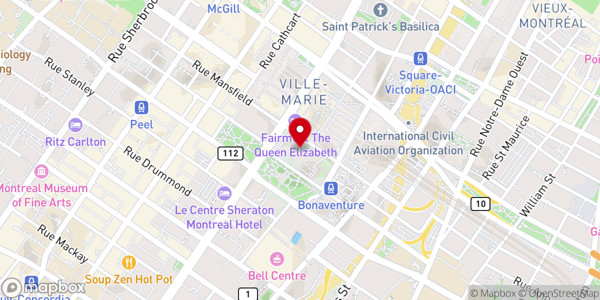 Map showing location of Mary, Queen of the World Cathedral