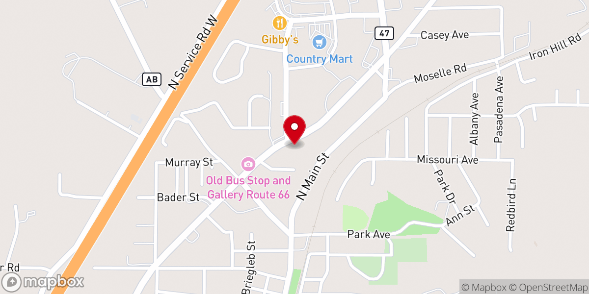 Map showing location of Friendship Mssnry Baptist Ch