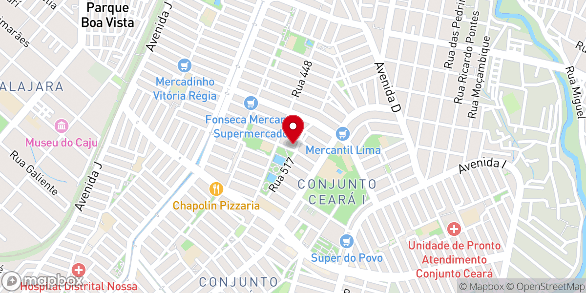Map showing location of Igreja Evangélica Pentecostal Heróis da Fé